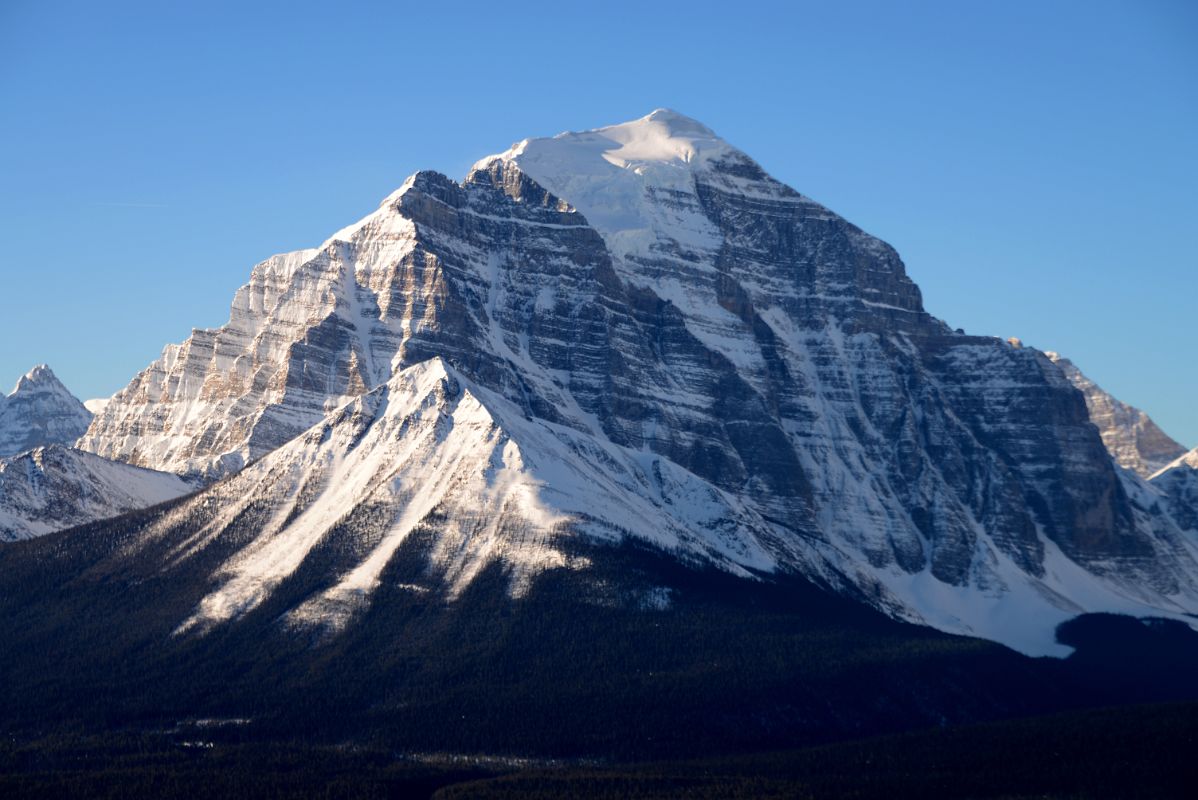 08A Mount Temple From Lake Louise Ski Area